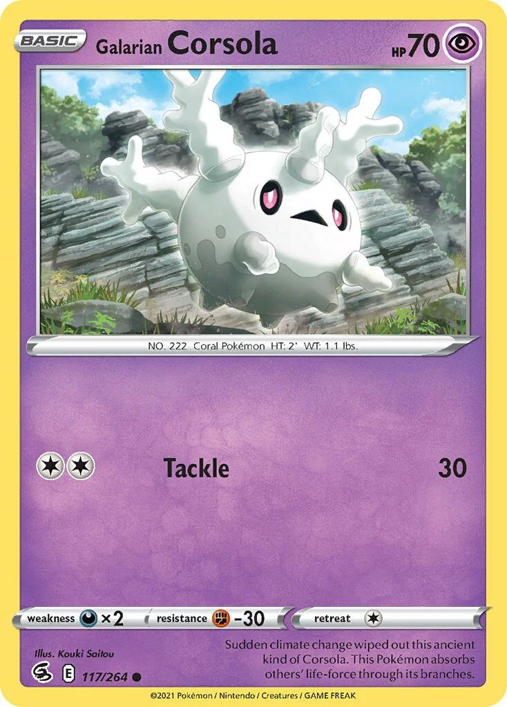 Galarian Corsola 「FST 117/264」「EN」