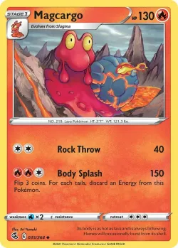 Magcargo #035/264 · Pokémon
