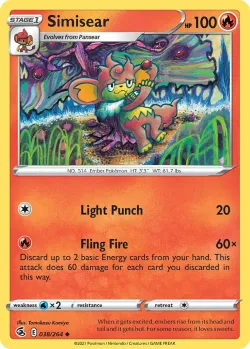 Simisear #038/264 · Pokémon