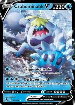 Crabominable V #076/264 · Pokémon