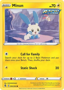 Minun #090/264 · Pokémon