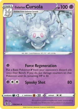Galarian Cursola #118/264 · Pokémon