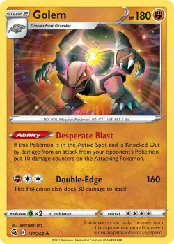 Golem #137/264 · Pokémon