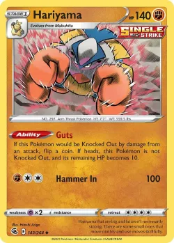 Hariyama #143/264 · Pokémon