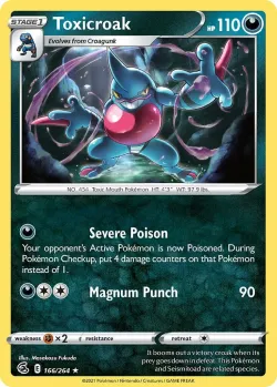 Toxicroak #166/264 · Pokémon