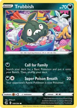 Trubbish #168/264 · Pokémon