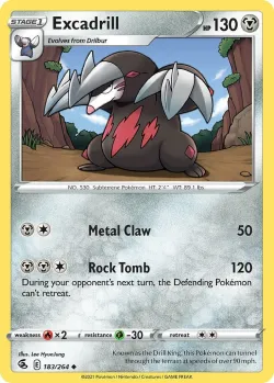 Excadrill #183/264 · Pokémon