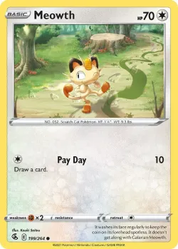 Meowth #199/264 · Pokémon