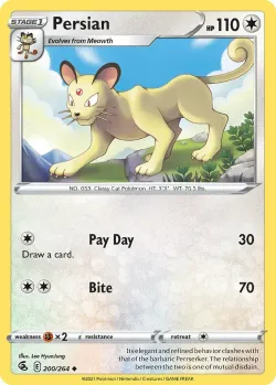 Persian #200/264 · Pokémon