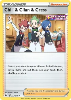 Chili & Cilan & Cress #227/264 · Pokémon