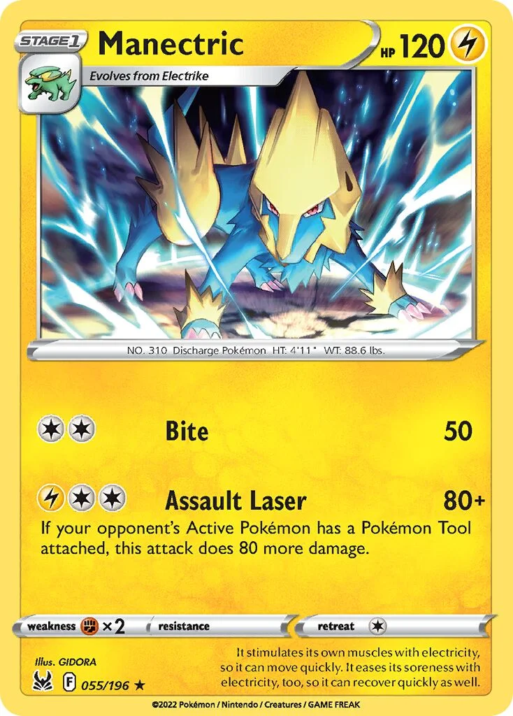 Manectric 「LOR 055/196」「EN」