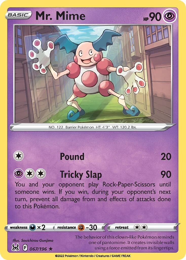 Mr. Mime 「LOR 067/196」「EN」