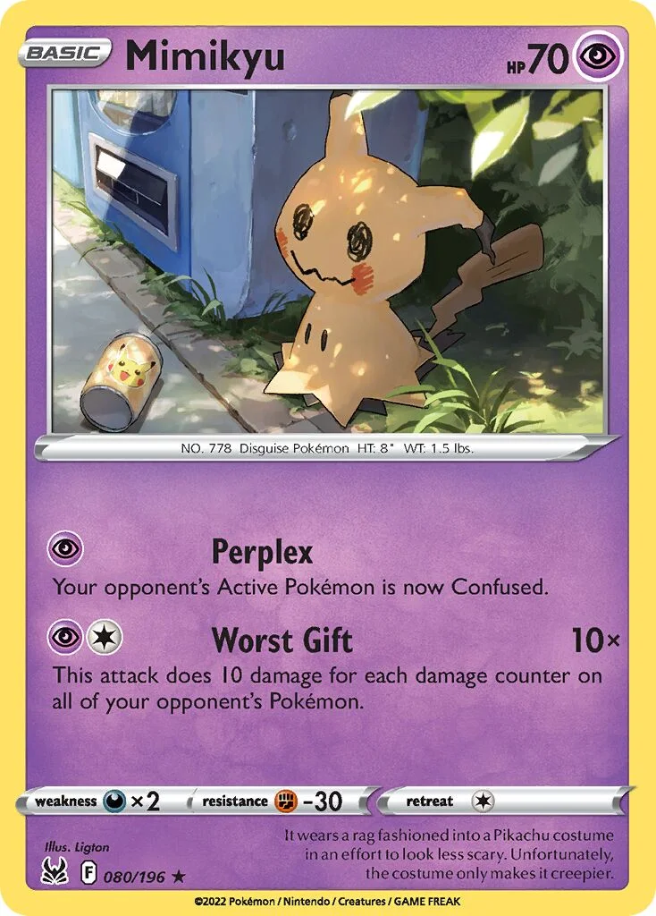 Mimikyu 「LOR 080/196」「EN」