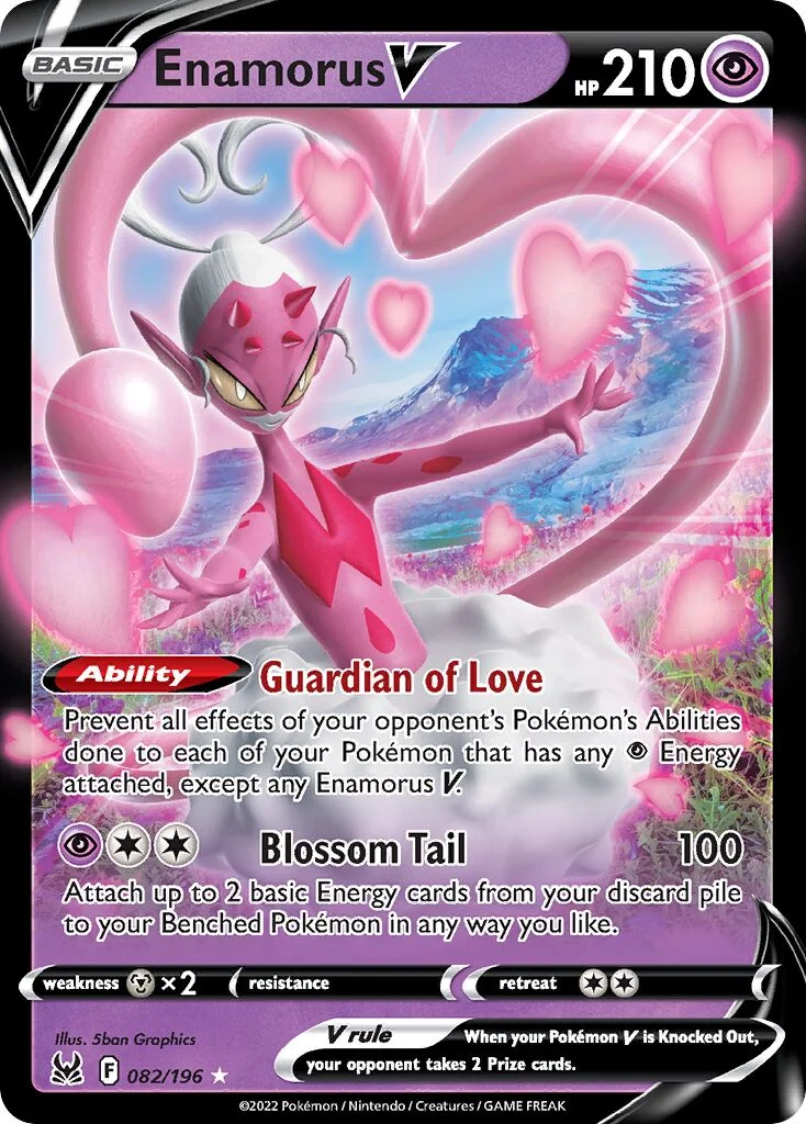 Enamorus V 「LOR 082/196」「EN」