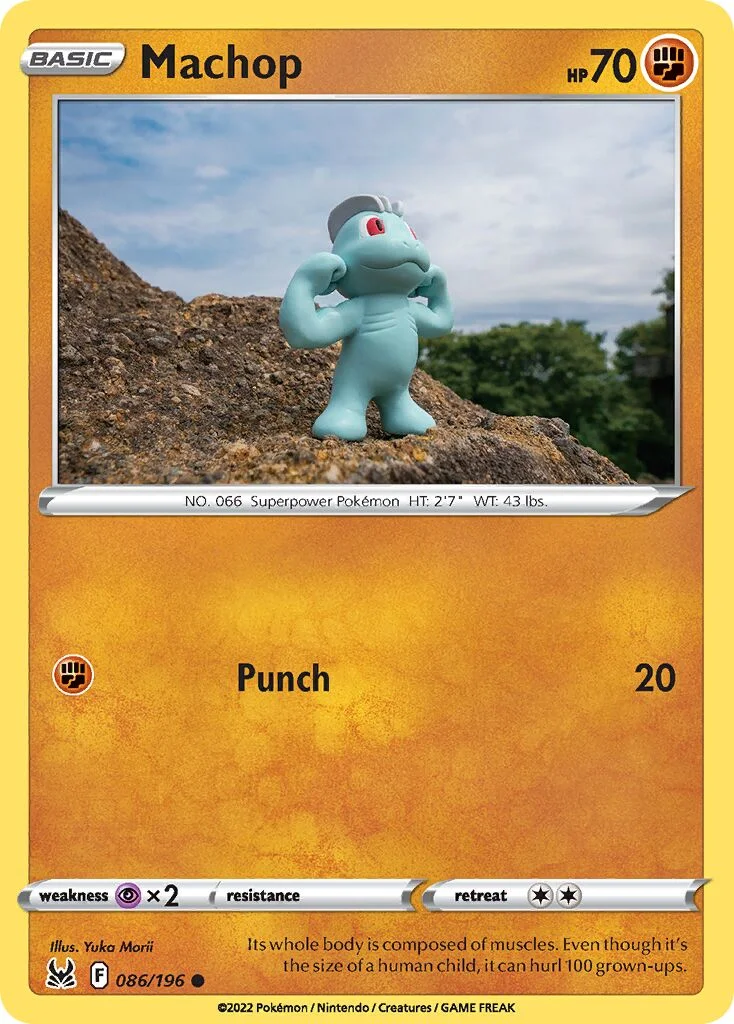 Machop 「LOR 086/196」「EN」