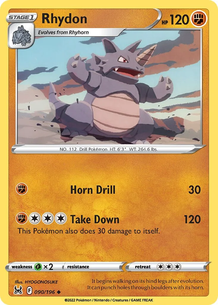 Rhydon 「LOR 090/196」「EN」