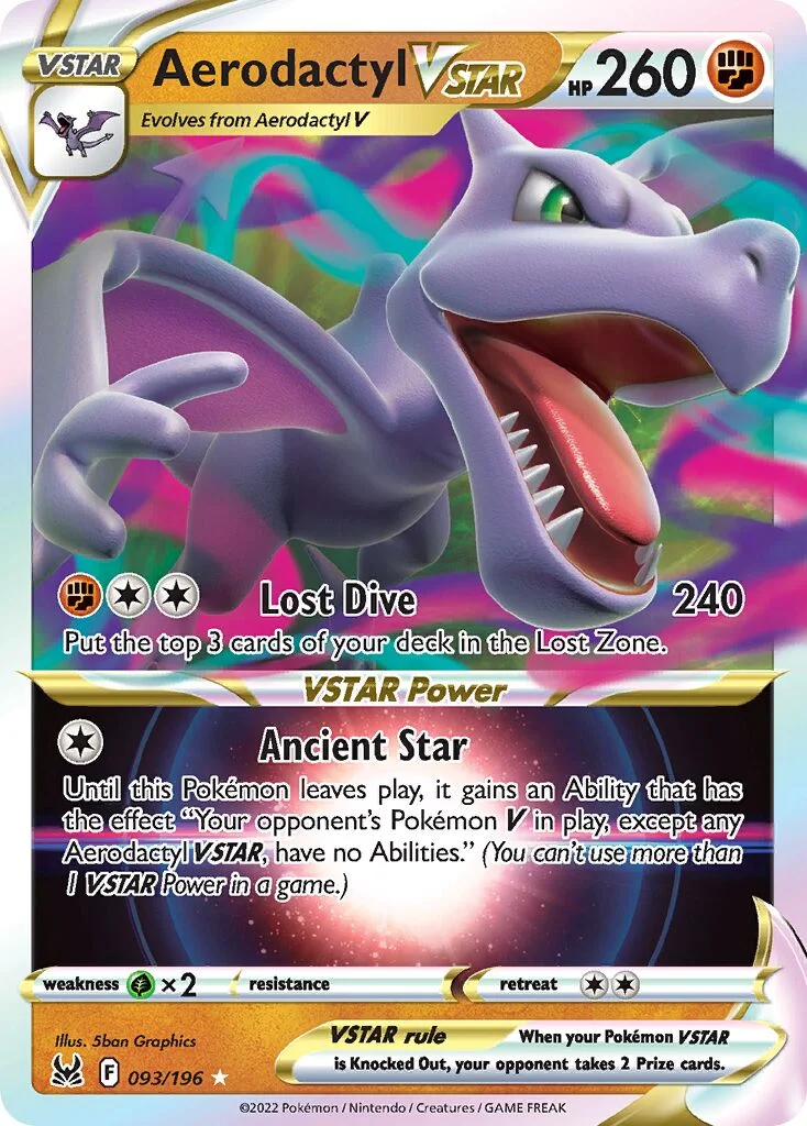 Aerodactyl VSTAR 「LOR 093/196」「EN」