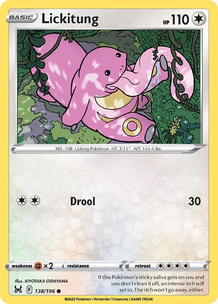 Lickitung 「LOR 138/196」「EN」