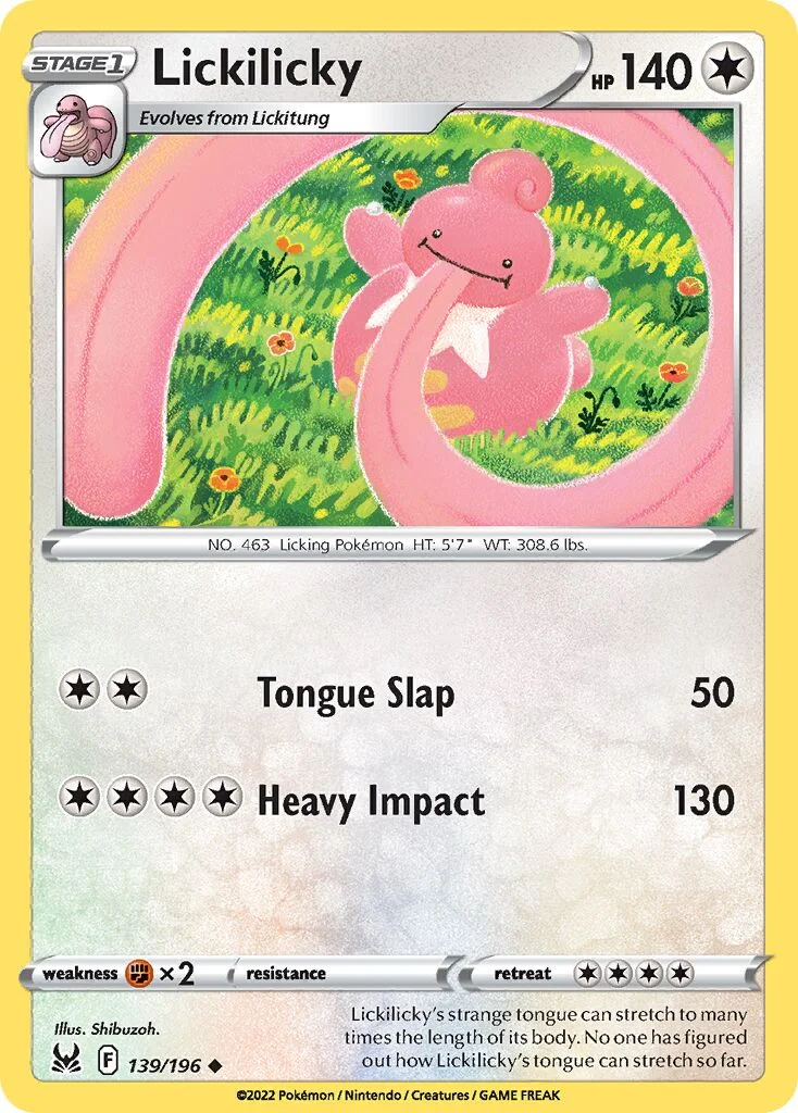 Lickilicky 「LOR 139/196」「EN」