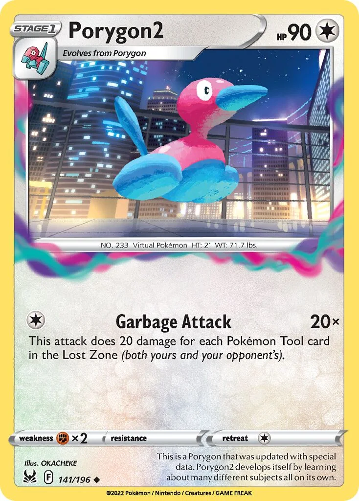 Porygon2 「LOR 141/196」「EN」