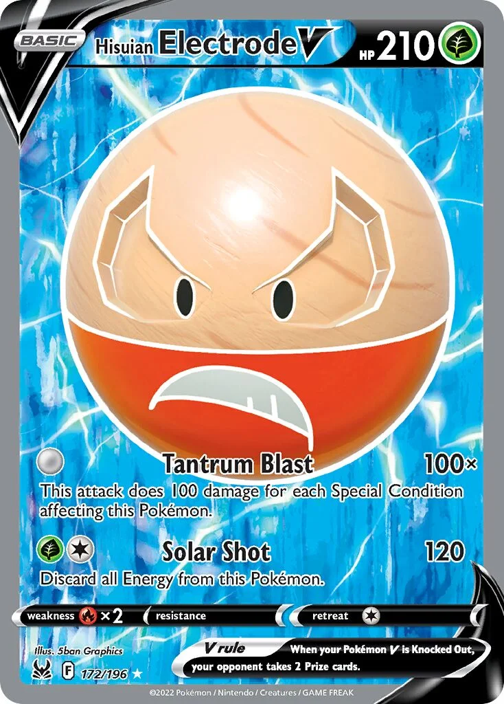Hisuian Electrode V 「LOR 172/196」「EN」