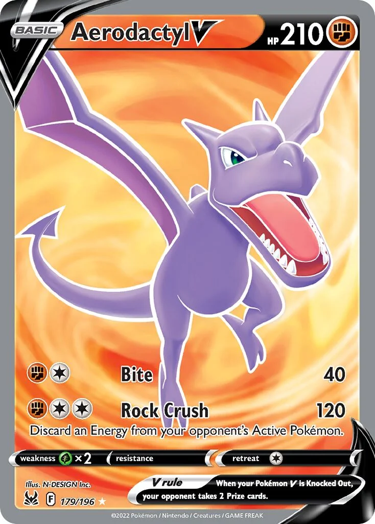 Aerodactyl V 「LOR 179/196」「EN」