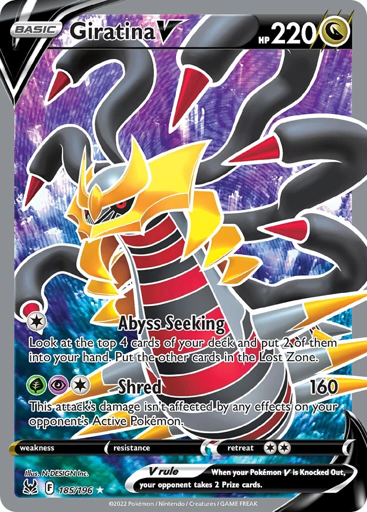 Giratina V 「LOR 185/196」「EN」