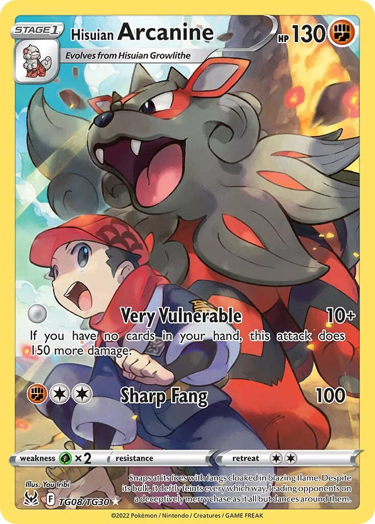 Hisuian Arcanine 「LOR TG08/TG30」「EN」
