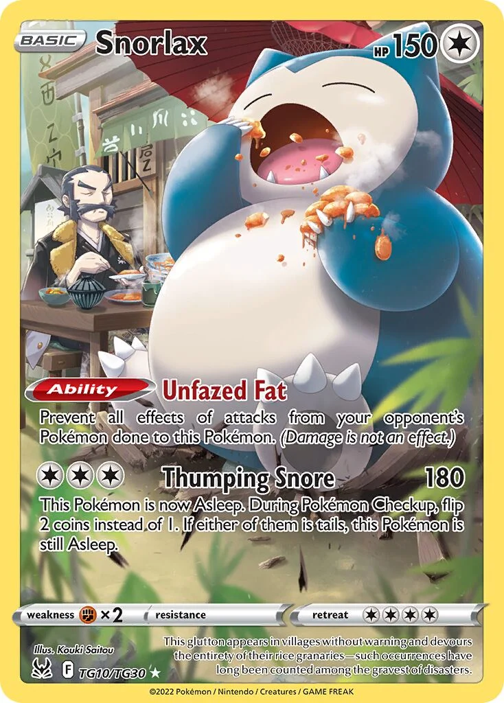 Snorlax 「LOR TG10/TG30」「EN」