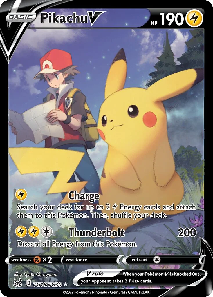 Pikachu V 「LOR TG16/TG30」「EN」