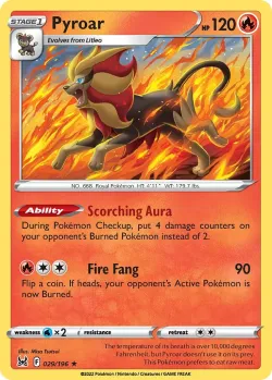 Pyroar #029/196 · Pokémon