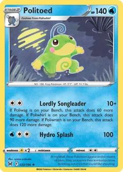 Politoed #032/196 · Pokémon