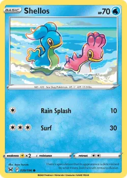 Shellos #039/196 · Pokémon