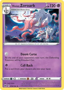 Hisuian Zoroark #076/196 · Pokémon