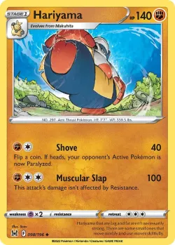 Hariyama #098/196 · Pokémon