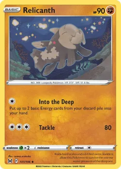 Relicanth #101/196 · Pokémon