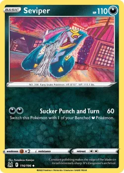 Seviper #116/196 · Pokémon