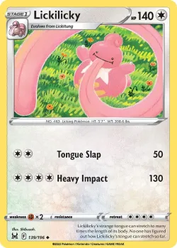 Lickilicky #139/196 · Pokémon
