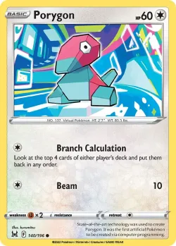 Porygon #140/196 · Pokémon