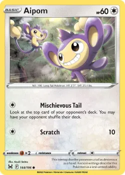 Aipom #144/196 · Pokémon