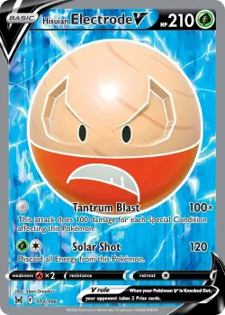 Hisuian Electrode V #172/196 · Pokémon