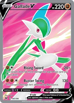 Gallade V #181/196 · Pokémon