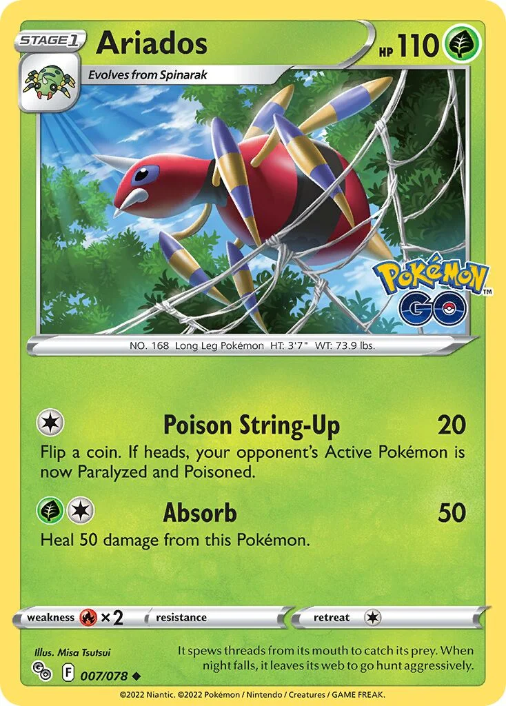 Ariados 「PGO 007/078」「EN」