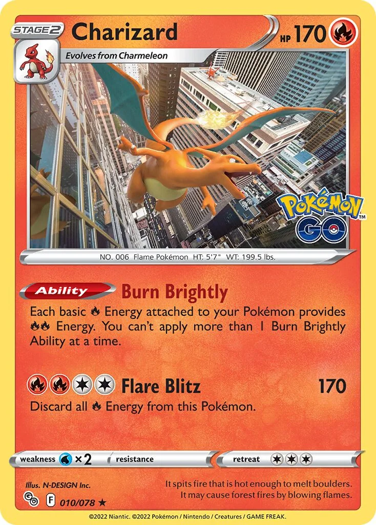 Charizard 「PGO 010/078」「EN」