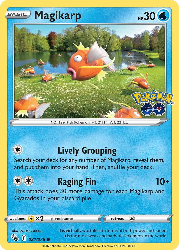 Magikarp 「PGO 021/078」「EN」