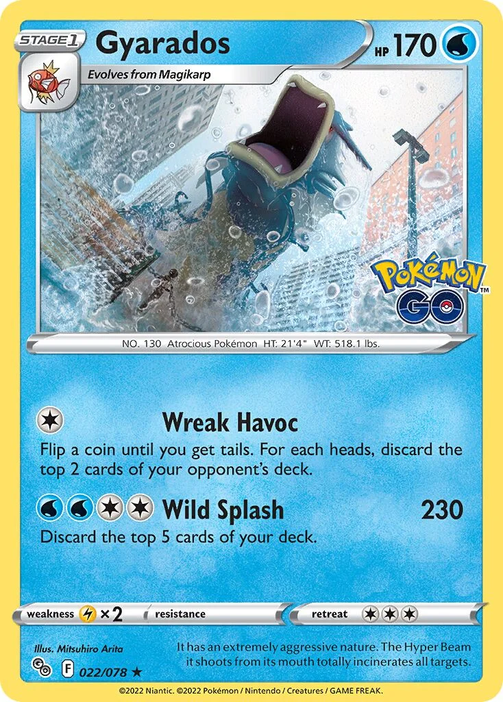 Gyarados 「PGO 022/078」「EN」