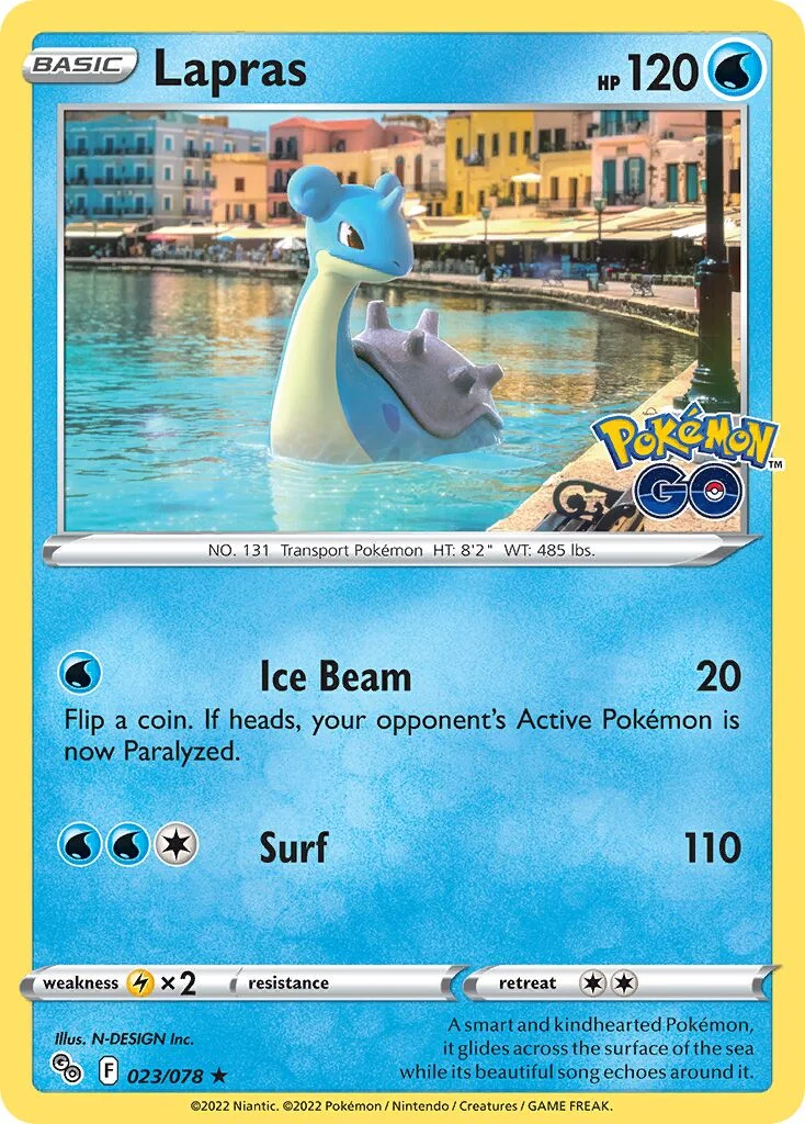 Lapras 「PGO 023/078」「EN」