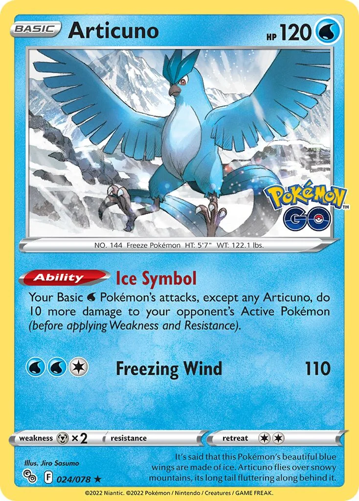 Articuno 「PGO 024/078」「EN」