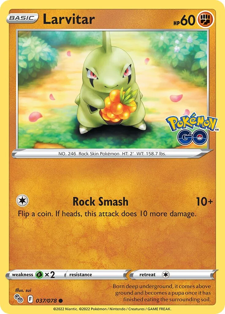 Larvitar 「PGO 037/078」「EN」
