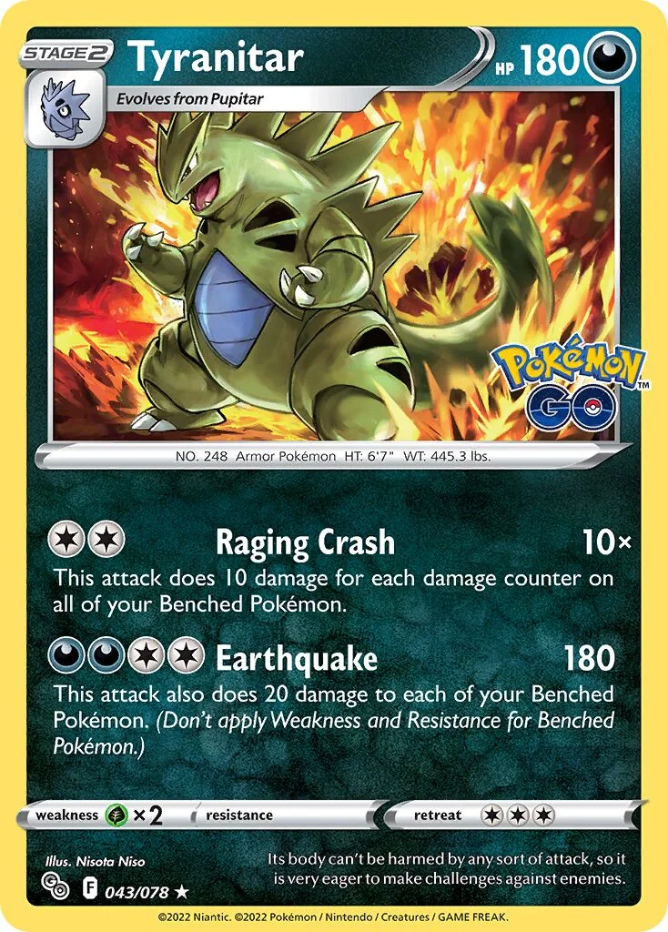 Tyranitar 「PGO 043/078」「EN」